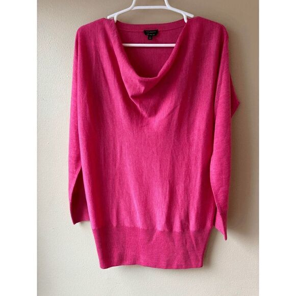 Talbots Pure Merino Wool Pink Scoop Neck Sweater Women's Size Small - Picture 1 of 2